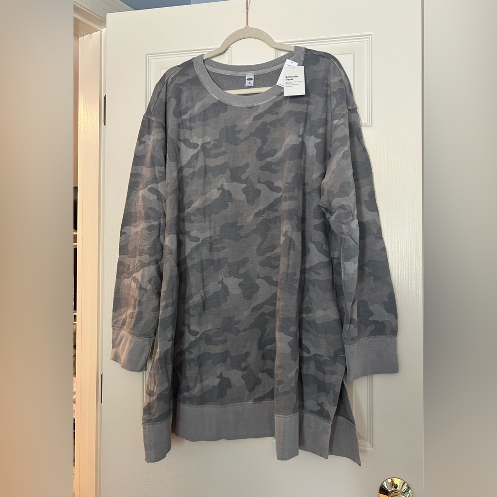 Old Navy 3x Camo Tunic Sweatshirt